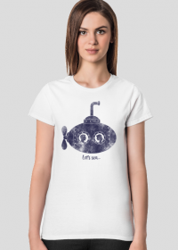 koszulka damska łódź podwodna