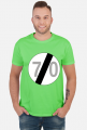 Prezent na 70 urodziny koszulka ze znakiem 70