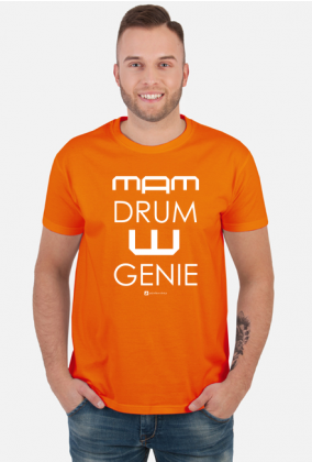 Mam Drum W Genie_biała grafika