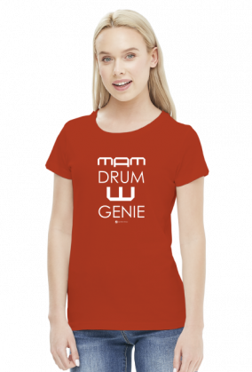 Mam Drum W Genie_biała grafika