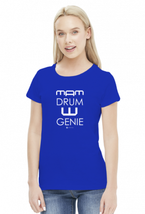 Mam Drum W Genie_biała grafika