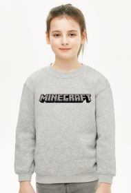 Bluza bez kaptura dla dziewczynki Minecraft