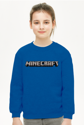 Bluza bez kaptura dla dziewczynki Minecraft