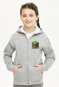 Rozpinana bluza dla dziewczynki Minecraft