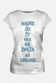 mądre odżwyianie koszulka damska 2