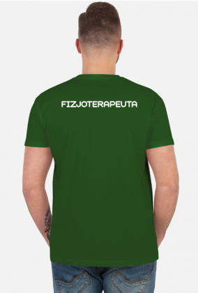 Koszulka męska dla fizjoterapeuty - Fizjoterapeuta / fizjoterapia /rehabilitacja