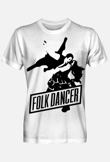 Tańczę . Dla Nich. Folk Dancer Full Print.