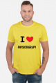 Koszulka męska I LOVE PHYSIOTHERAPY - fizjoterapia