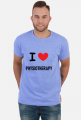 Koszulka męska I LOVE PHYSIOTHERAPY - fizjoterapia