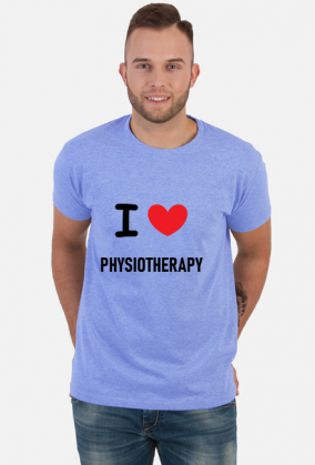 Koszulka męska I LOVE PHYSIOTHERAPY - fizjoterapia