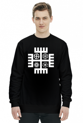 Bluza Ręce Boga z symbolami słowiańskimi