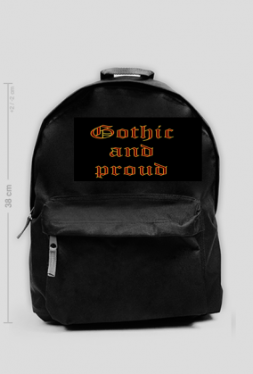 plecak Gothic and proud