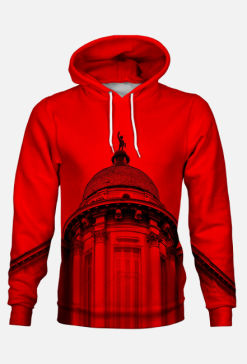 Red Temple Hoodie Fullprint