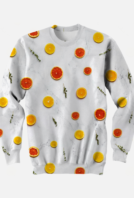 Orange&Grapefruit Sweatshirt Fullprint