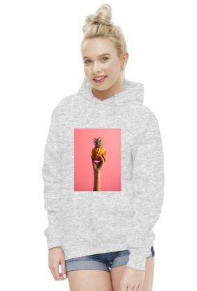 Pink Pineapple Hoodie Mini Print