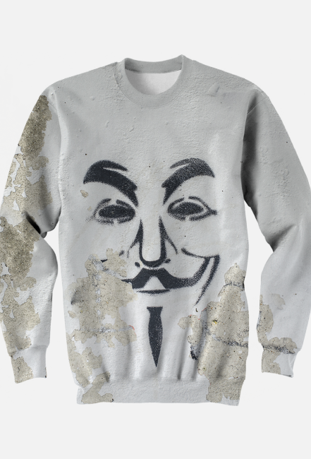 Bluza z nadrukiem anonymous