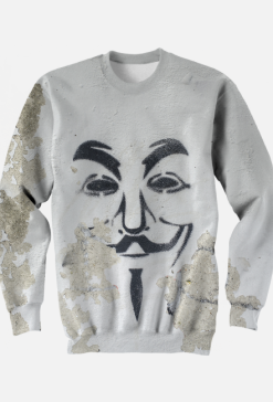 Bluza z nadrukiem anonymous