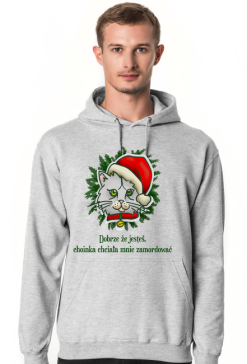 Dobrze, że jesteś, kot, prezent na święta lub mikołajki