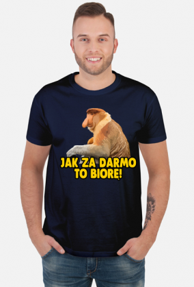 JAK ZA DARMO TO BIORĘ KOSZULKA MĘSKA
