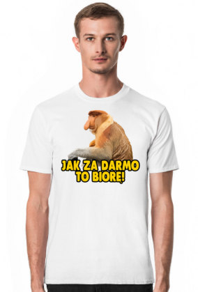 JAK ZA DARMO TO BIORĘ KOSZULKA MĘSKA