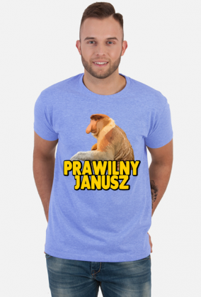 PRAWILNY JANUSZ KOSZULKA MĘSKA