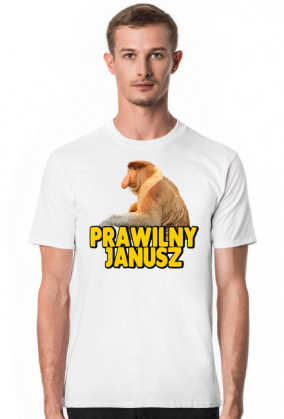 PRAWILNY JANUSZ KOSZULKA MĘSKA
