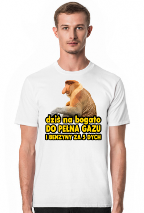 DZIŚ NA BOGATO KOSZULKA MĘSKA