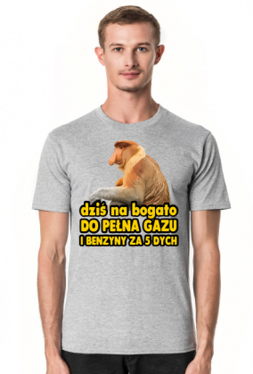 DZIŚ NA BOGATO KOSZULKA MĘSKA