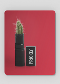 Cactus Lipstick Mouse Pad