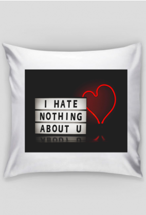 I Hate Nothing About U Pillowcase