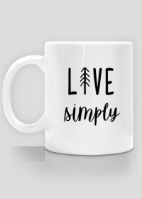 Live simply - kubek życie