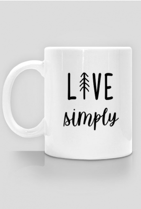 Live simply - kubek życie