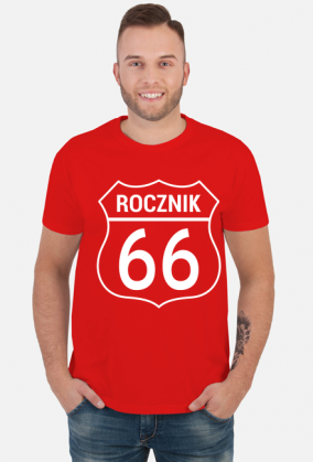 Koszulka rocznik 66 - prezent na urodziny