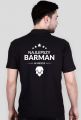 Koszulka męska ciemna polo - Najlepszy barman w mieście