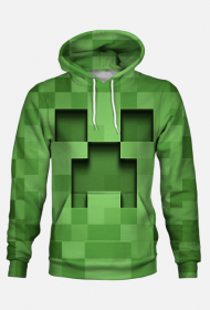 Minecraft, hoodie, bluza, creeper