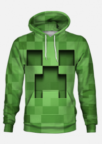 Minecraft, hoodie, bluza, creeper