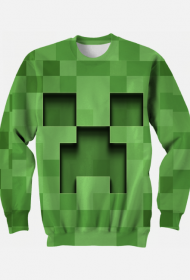 Minecraft bluza creeper