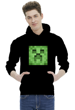 Minecraft, hoodie, bluza, creeper
