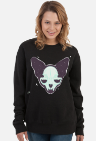 galaxy skull cat