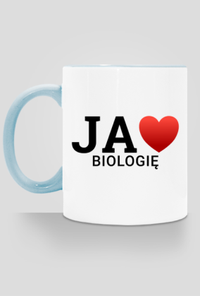 JA KOCHAM BIOLOGIĘ - kubek eko