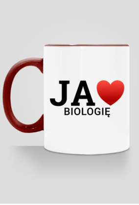 JA KOCHAM BIOLOGIĘ - kubek eko