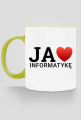 JA KOCHAM INFORMATYKĘ - kubek eko
