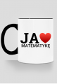 JA KOCHAM MATEMATYKĘ - kubek eko
