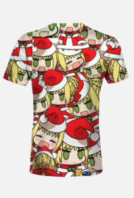 Świąteczna koszulka anime padoru