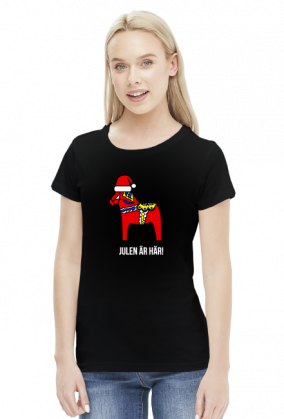 Dalahäst świąteczny t-shirt