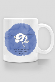 Kubek człowieka o szerokich horyzonatch