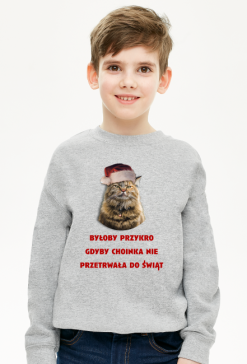 Kot na święta, świąteczna choinka