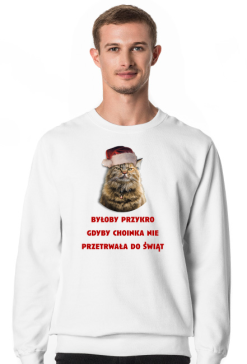 Kot na święta, świąteczna choinka
