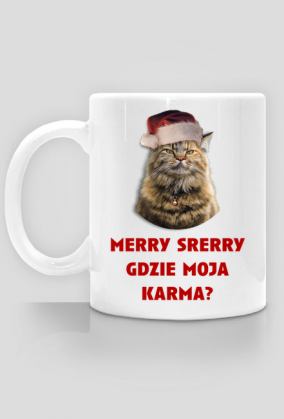 kot, grumpy cat, święta, prezent, merry srerry
