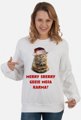 kot, grumpy cat, święta, prezent, merry srerry